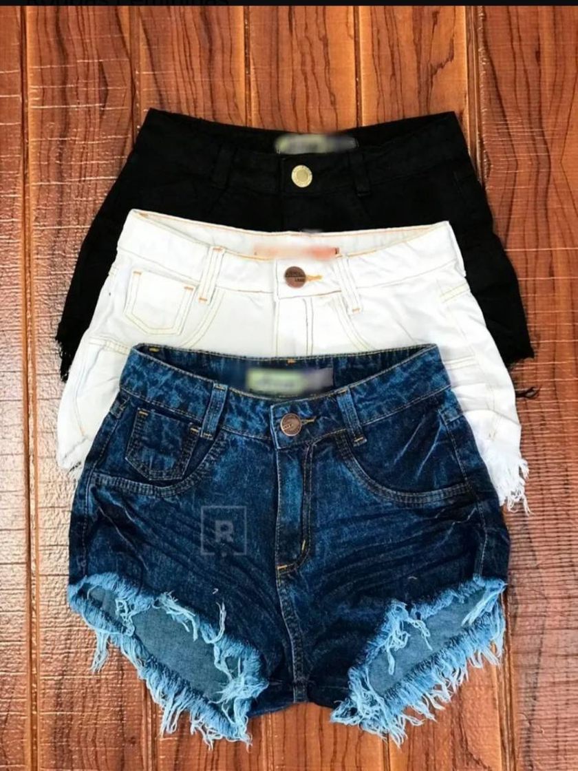 Moda Short - jeans - cintura - cintura - alta. 