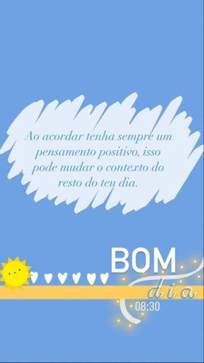 Bom dia 😘