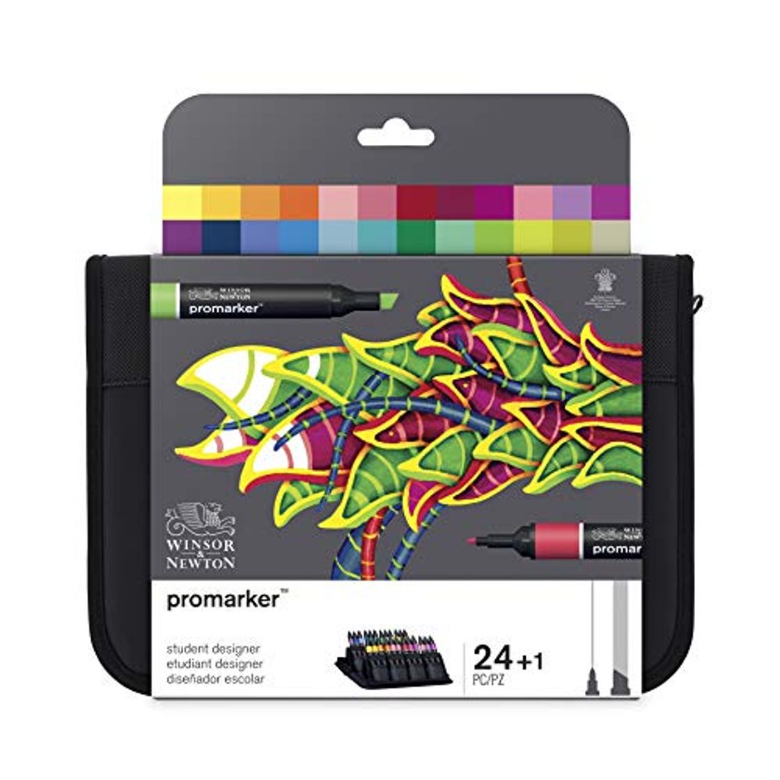 Home Winsor & Newton ProMarker Pack de 24 rotuladores de diseño para Estudiantes