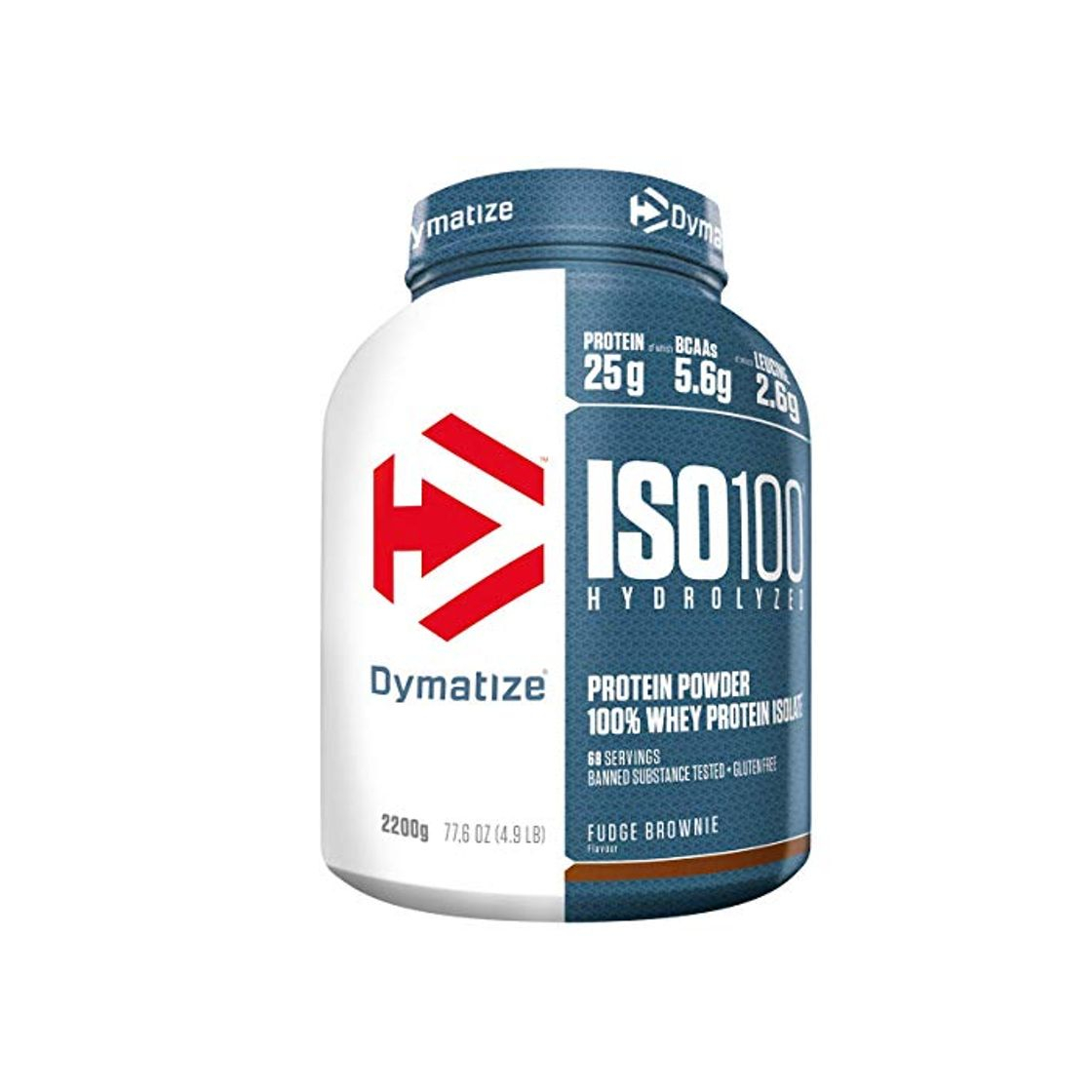 Producto Dymatize ISO 100 Fudge Brownie 2,2kg - Hidrolizado de Proteína de Suero