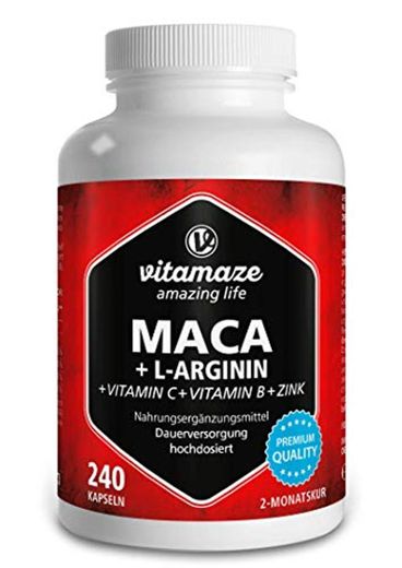 Vitamaze® Maca Cápsulas de alta dosis 4000 mg