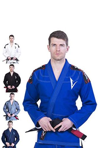 Kimono Vector Attila Series de Jiu Jitsu con cinturón Blanco