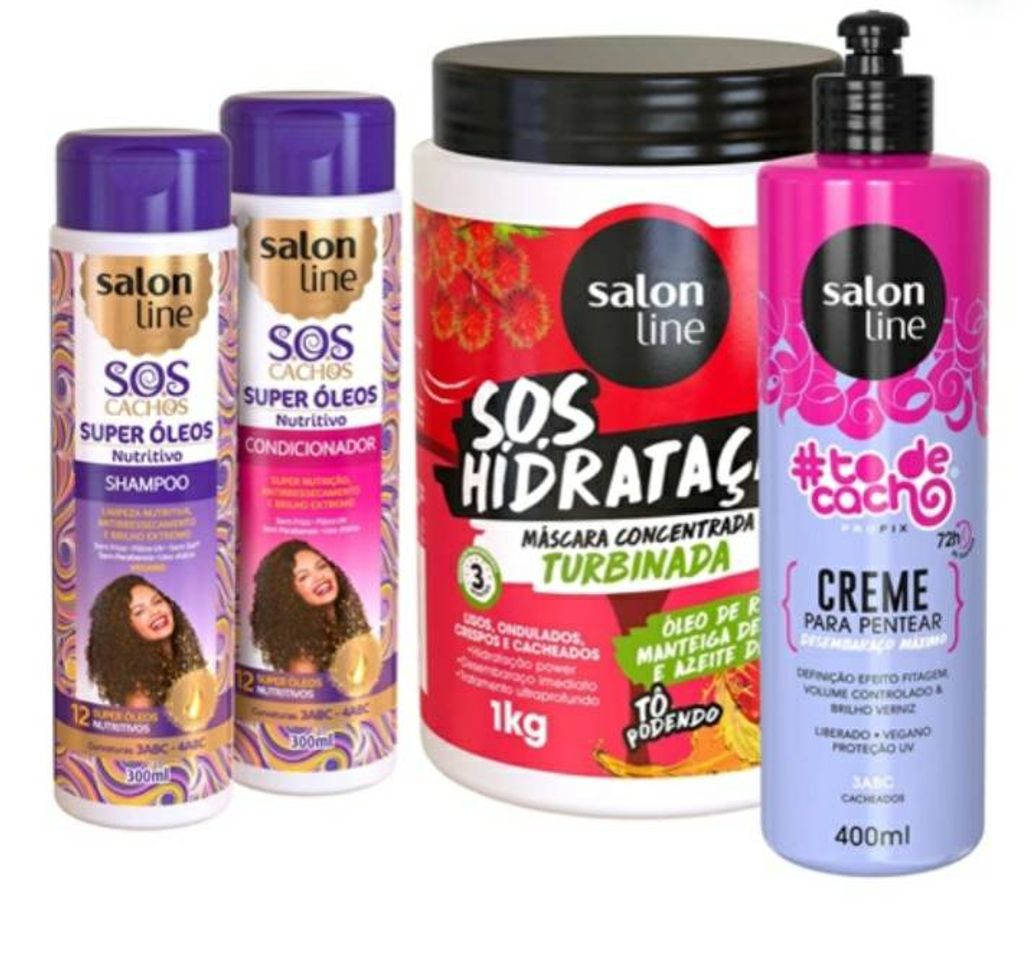 Fashion KIT NUTRIÇÃO E DEFINIÇÃO DE CABELO SALON LINE