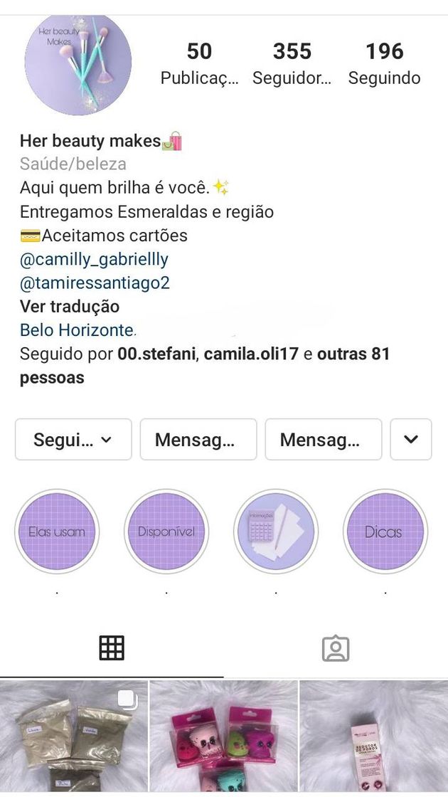 Moda Minha loja gente, sigam lá, ajuda muito!!💜💜