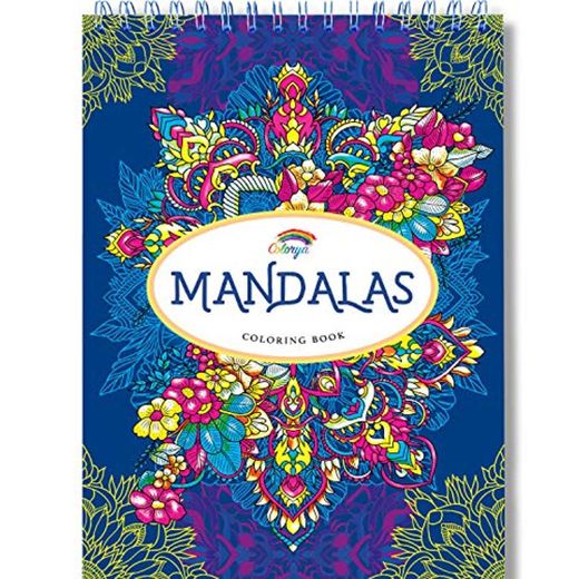 Libros Mandalas Colorear Adultos por Colorya, Papel Calidad Premium, Sin Manchas, Impresión