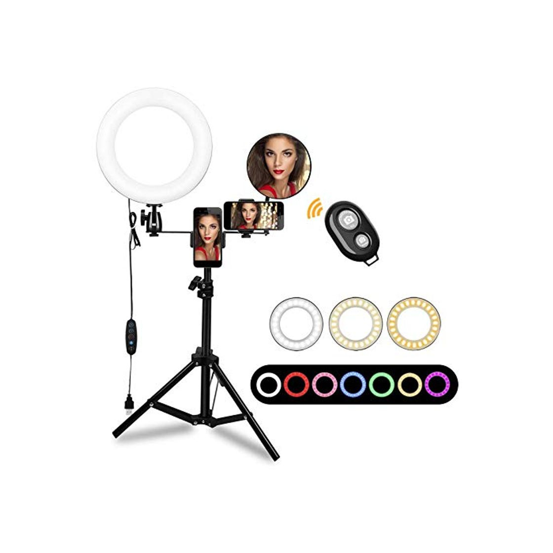 Social Morpilot Anillo de Luz LED Ring Light Pulgadas Aro de Luz con