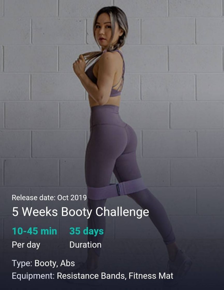 Moda 5 Weeks Booty Challenge