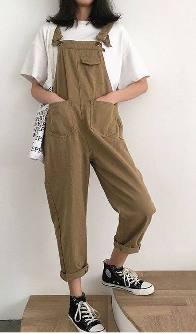 Moda khaki jeans romper