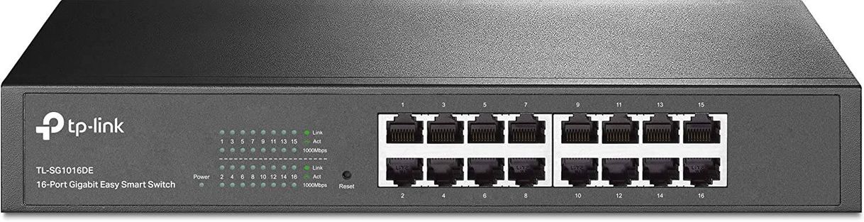 Social Tp Link Switch Easy Smart Gigabit De 16 Portas Tl-sg1016de