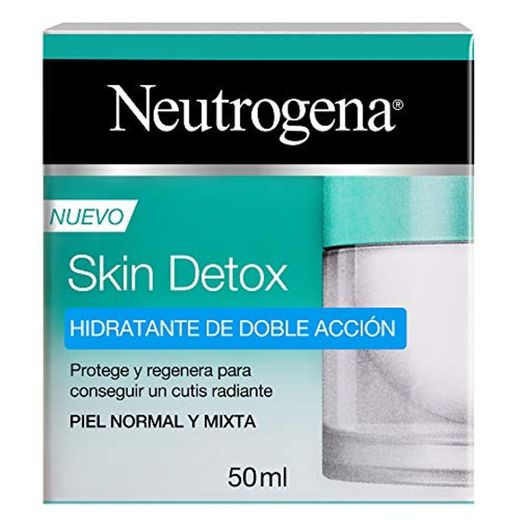 Neutrogena Skin Detox Crema Hidratante Doble Acción para Cutis Radiante