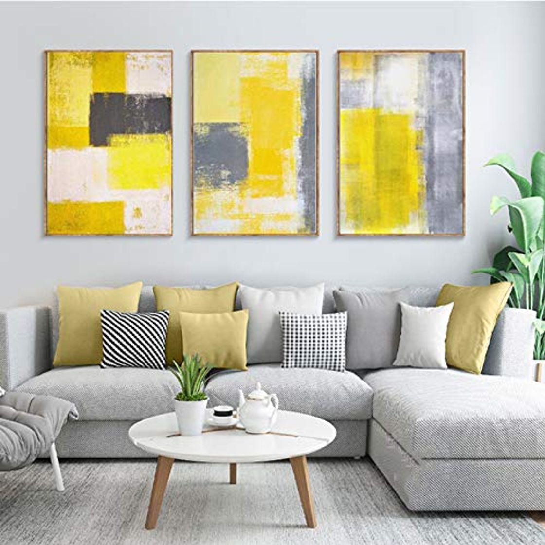 Home FYSKJDG Pintura de la Lona Pintura al óleo Arte Abstracto Moderno Acuarela