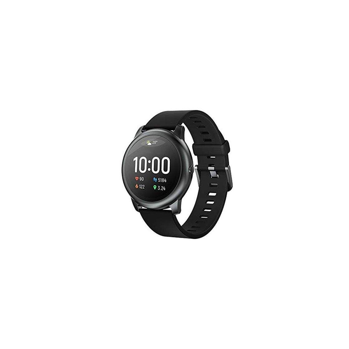 Social HAYLOU LS05 Global Version Smart Watch Solar 12 Modos Deportivos Control de música Pulsera Deportiva 24H Monitoreo del Ritmo cardíaco Pulsera Diaria Impermeable