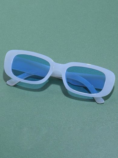 Gafas de sol con marco acrílico rectangular 