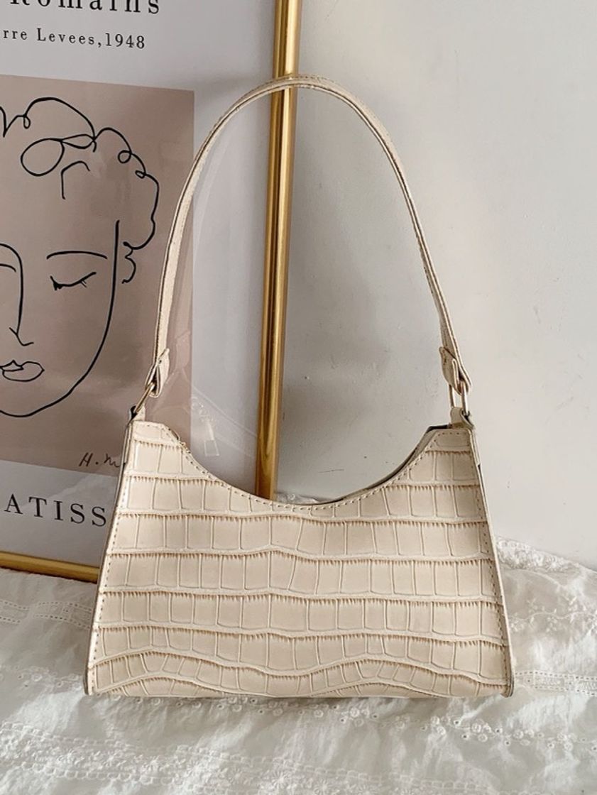 Social Bolsa de hombro Cocodrilo Elegante