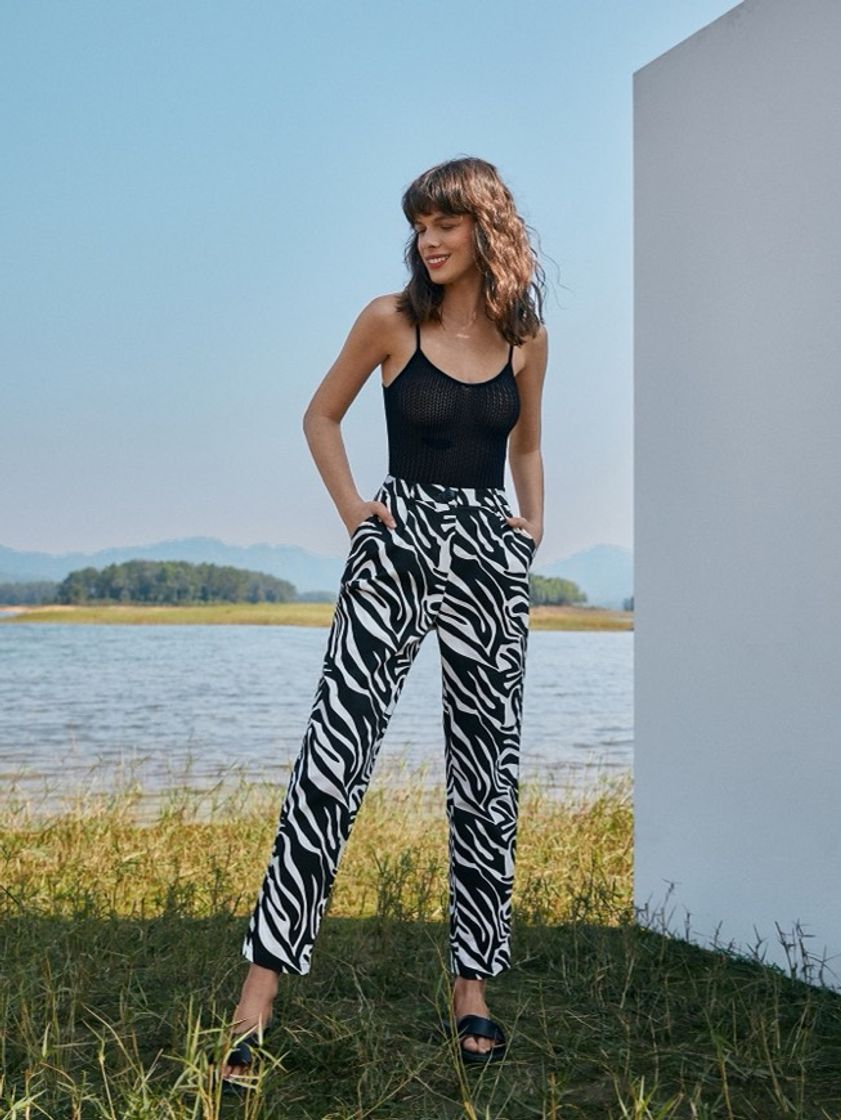 Social Pantalones cebra 