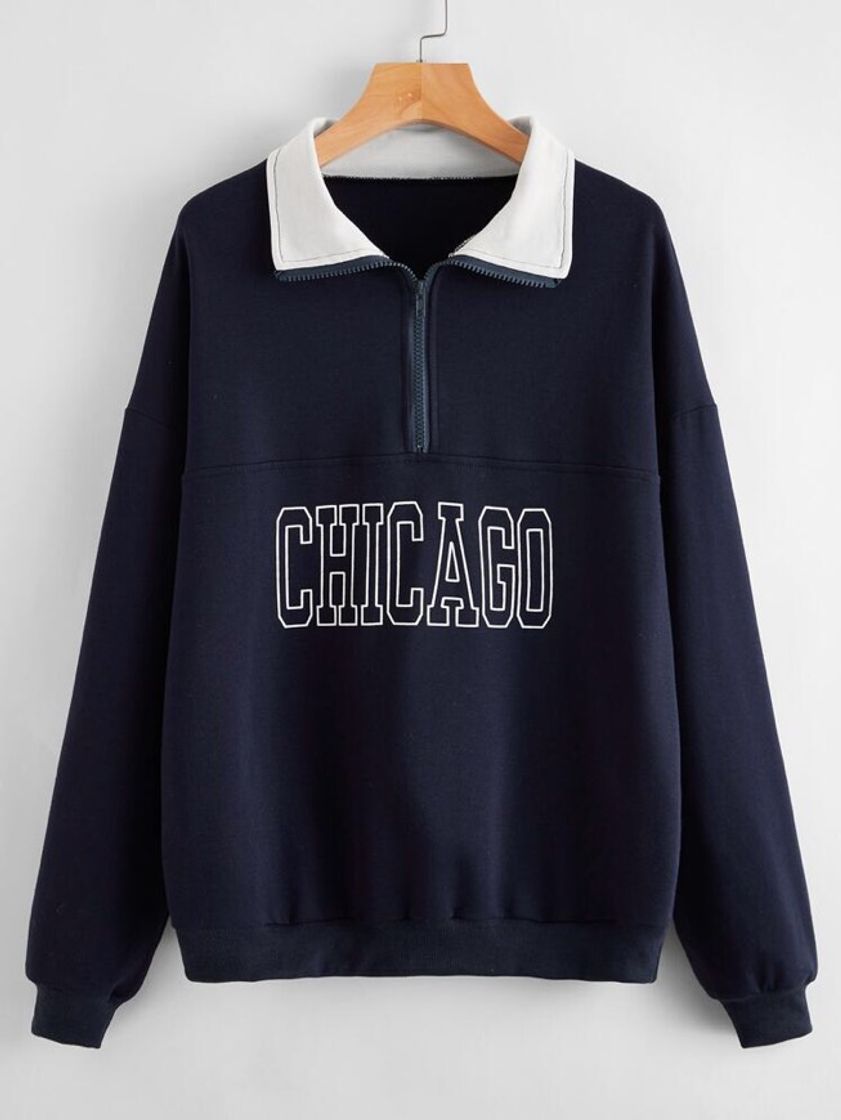 Social Drop Shoulder Letter Graphic Pullover