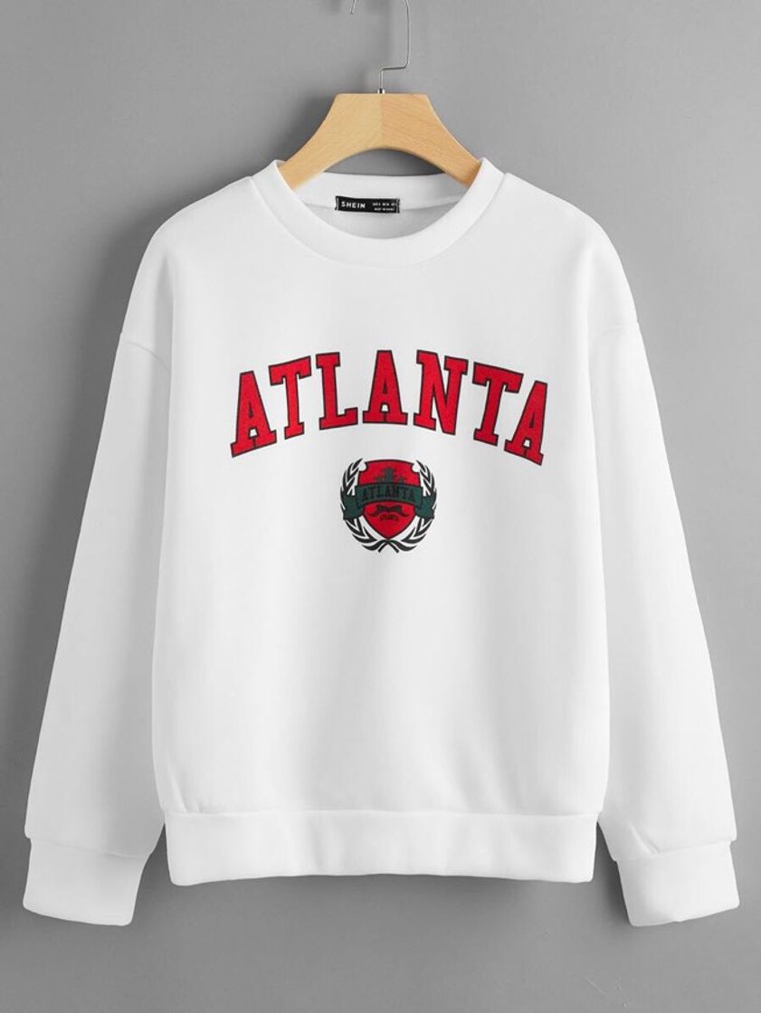 Moda Sweatshirt shein “ATLANTA”