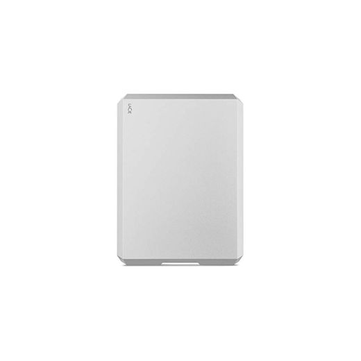 LaCie Mobile Drive 5TB, Disco Duro Externo portátil, Moon Silver, USB-C USB