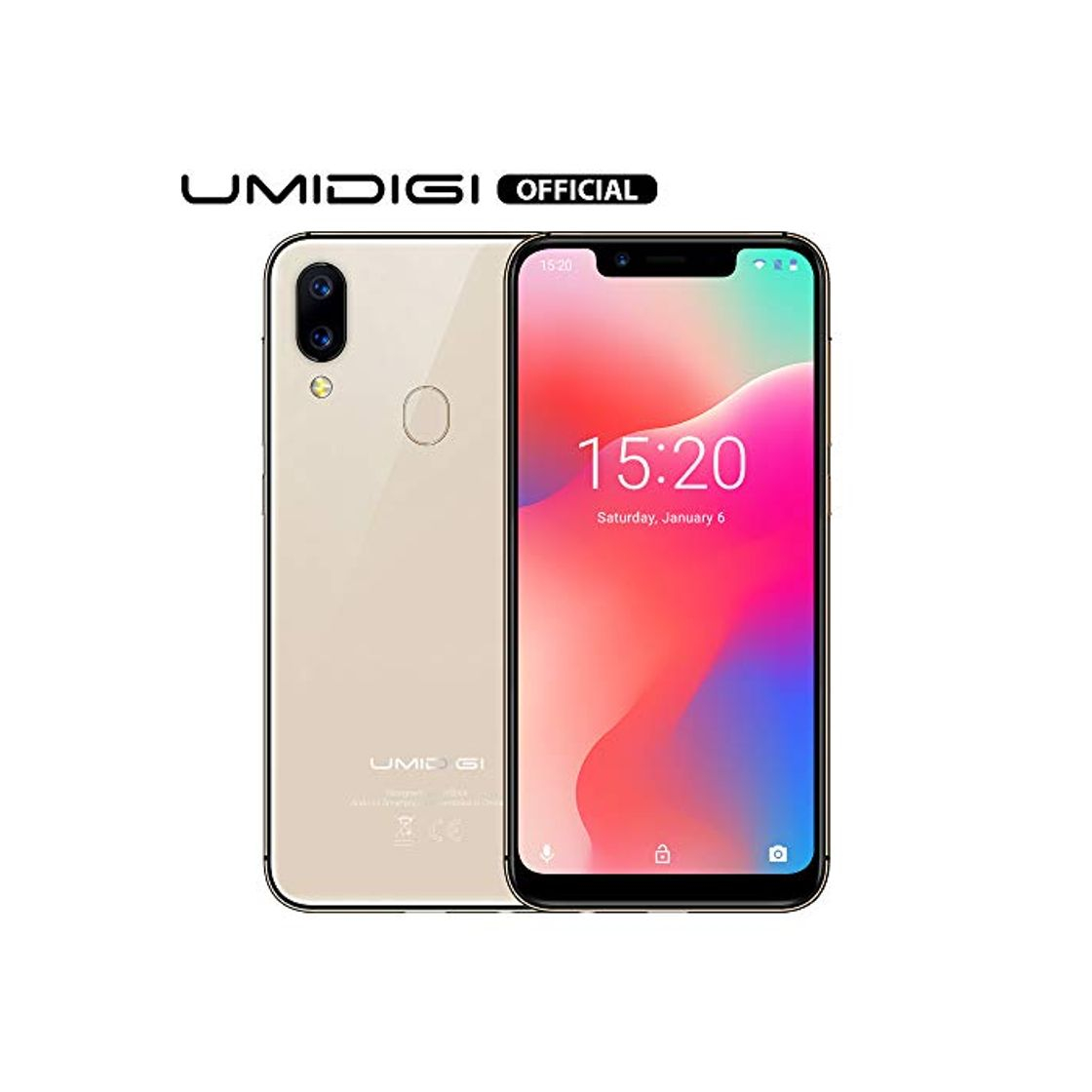 Products UMIDIGI A3 Pro Smartphone Libres Android 9 Pie Pantalla 18:9/5.5" Face Unlock