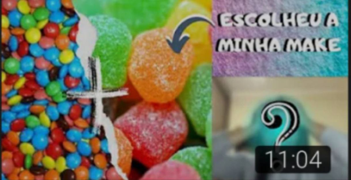 Social MMs & BALA DE GOMA ESCOLHERAM A MINHA MAKE 🥰❤️