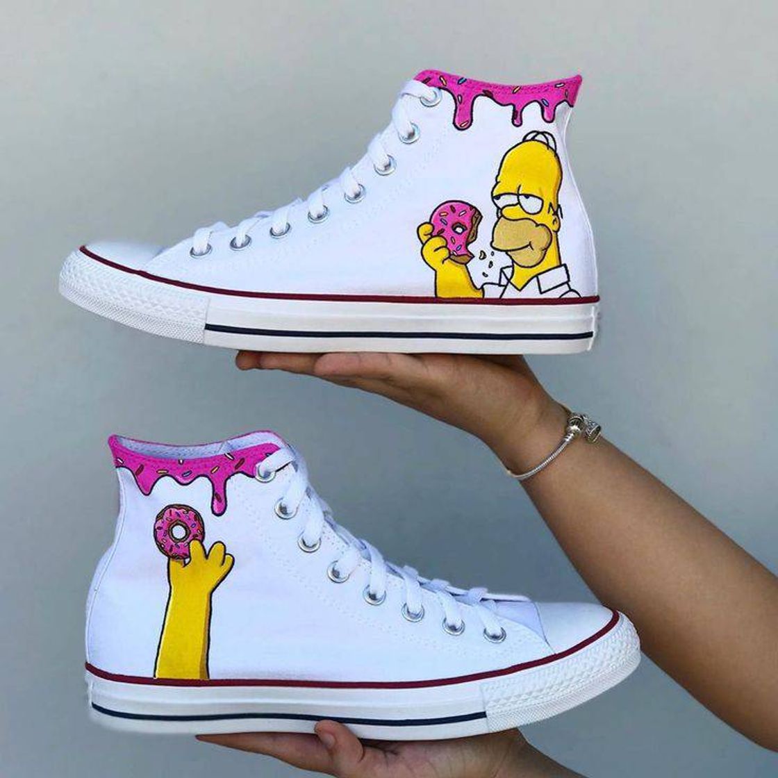 Moda Tênis customizado - Simpsons