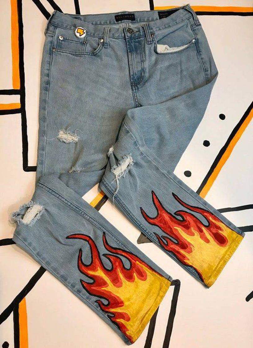 Moda Flame Jeans - Custom