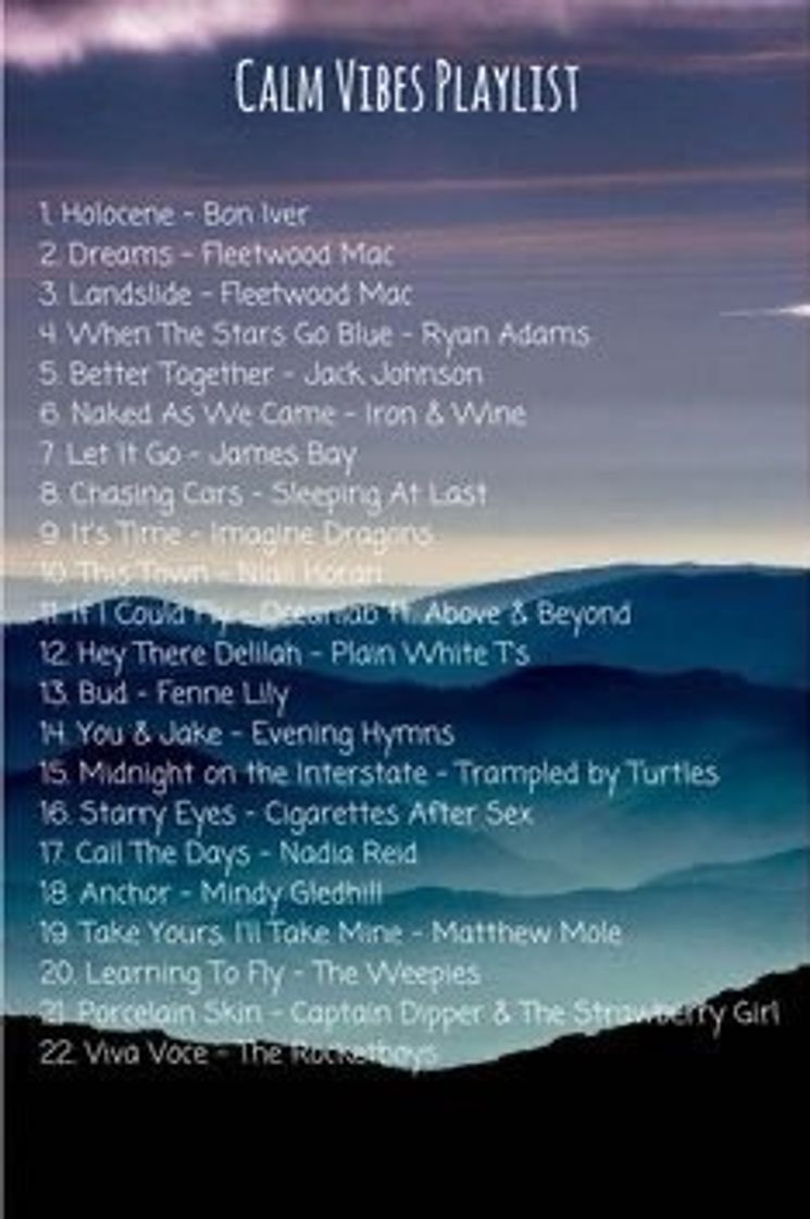 Music Playlist!