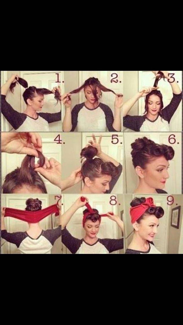 Moda Penteado pin up