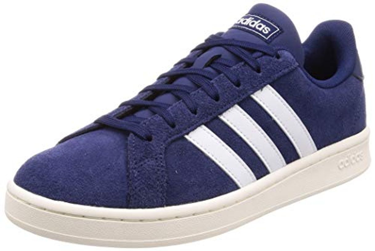 Moda Adidas Grand Court, Zapatillas de Tenis para Hombre, Azul