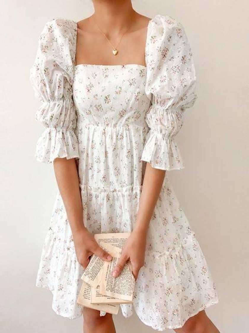 Moda • vestido soft branco •