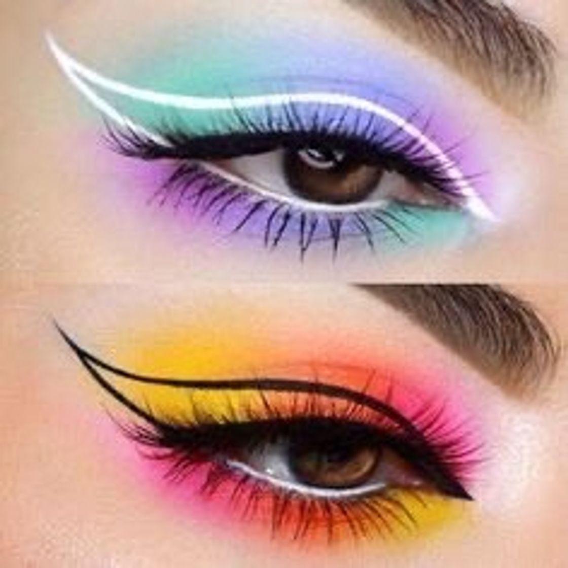 Fashion Make para olhos colorida🦋