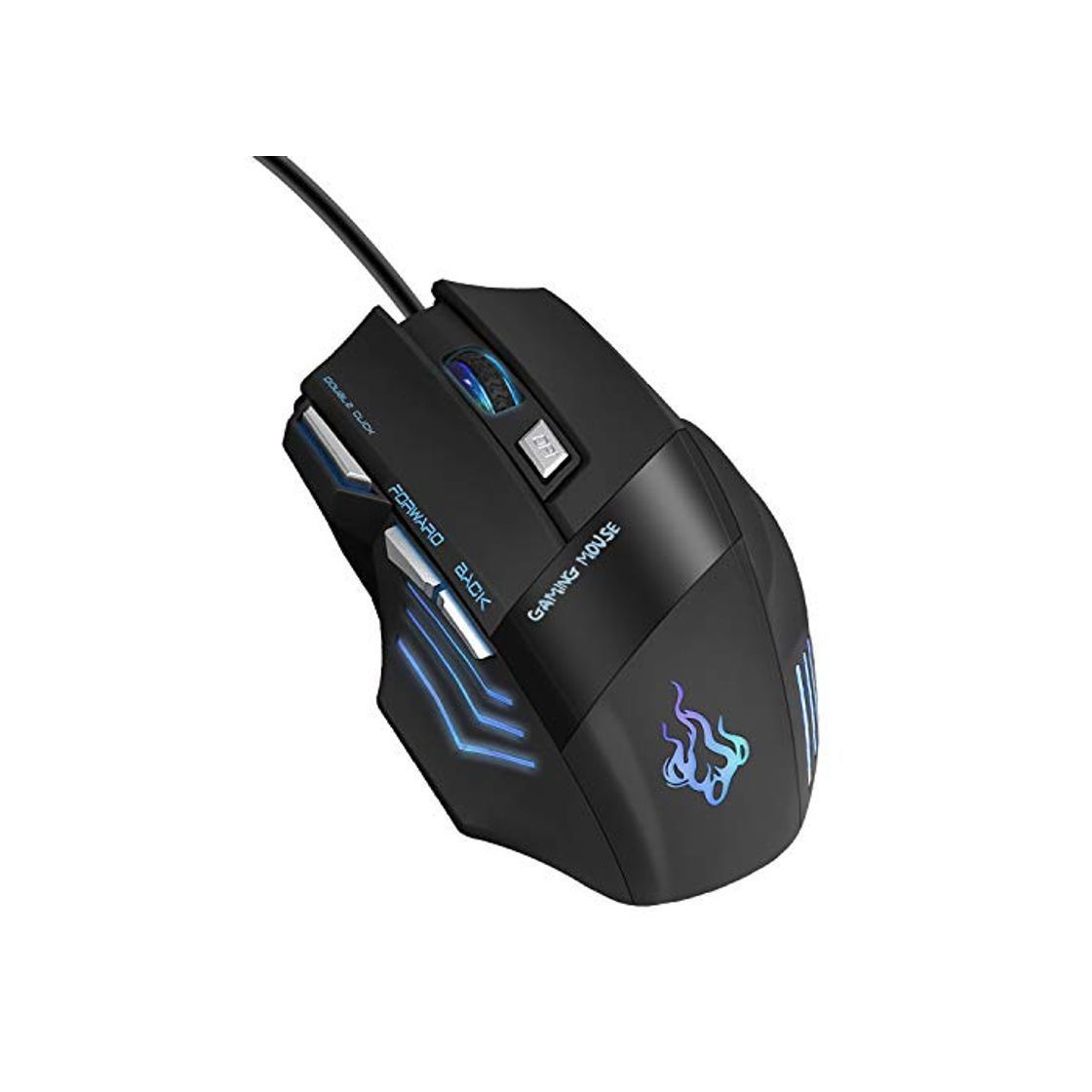 Social QueenDer Ratón Gaming [Nueva Versión] Ratones Gaming Profesional con Cable USB Gaming