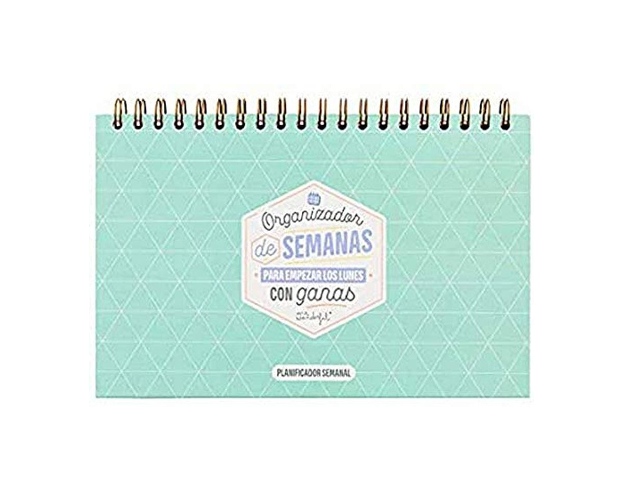 Product Mr. Wonderful Organizador de semanas para Empezar los Lunes con ganas