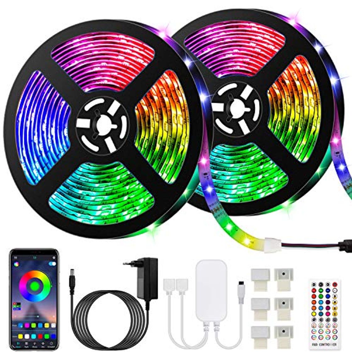 Producto 10M Bluetooth Tiras LED Musical 5050 RGB