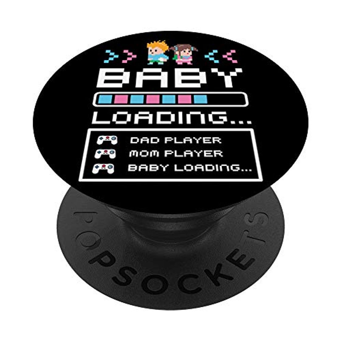 Fashion Mamá Papá Gamer Regalo De Anuncio De Embarazo Nuevo Bebé PopSockets PopGrip