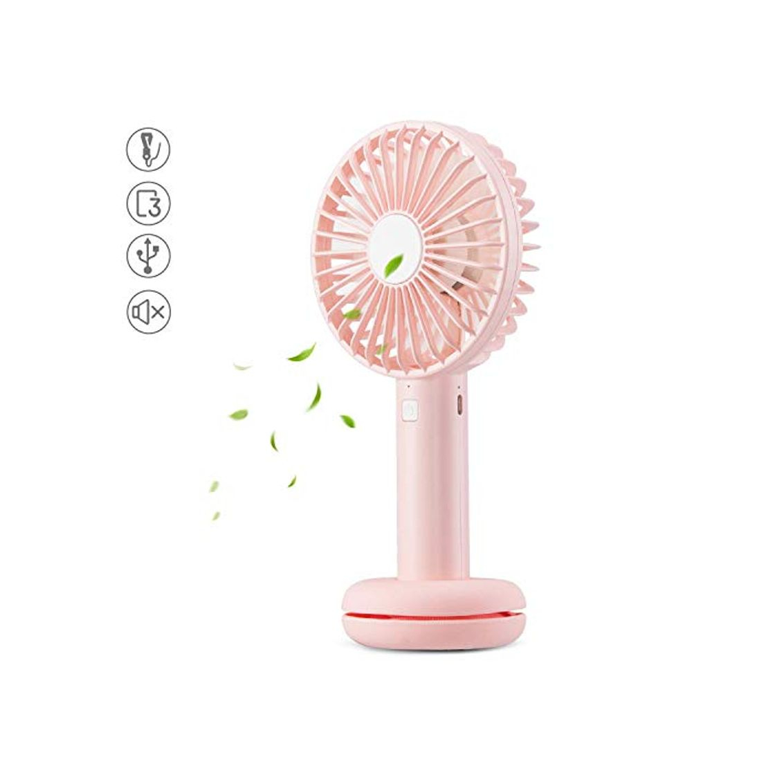 Products AGPTEK Mini Ventilador USB con Luz de Color