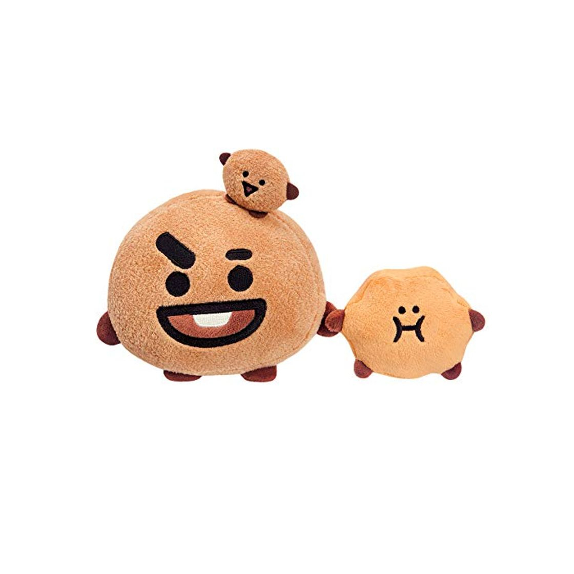 Social Aurora World Peluche Shooky, BT21, Color marrón
