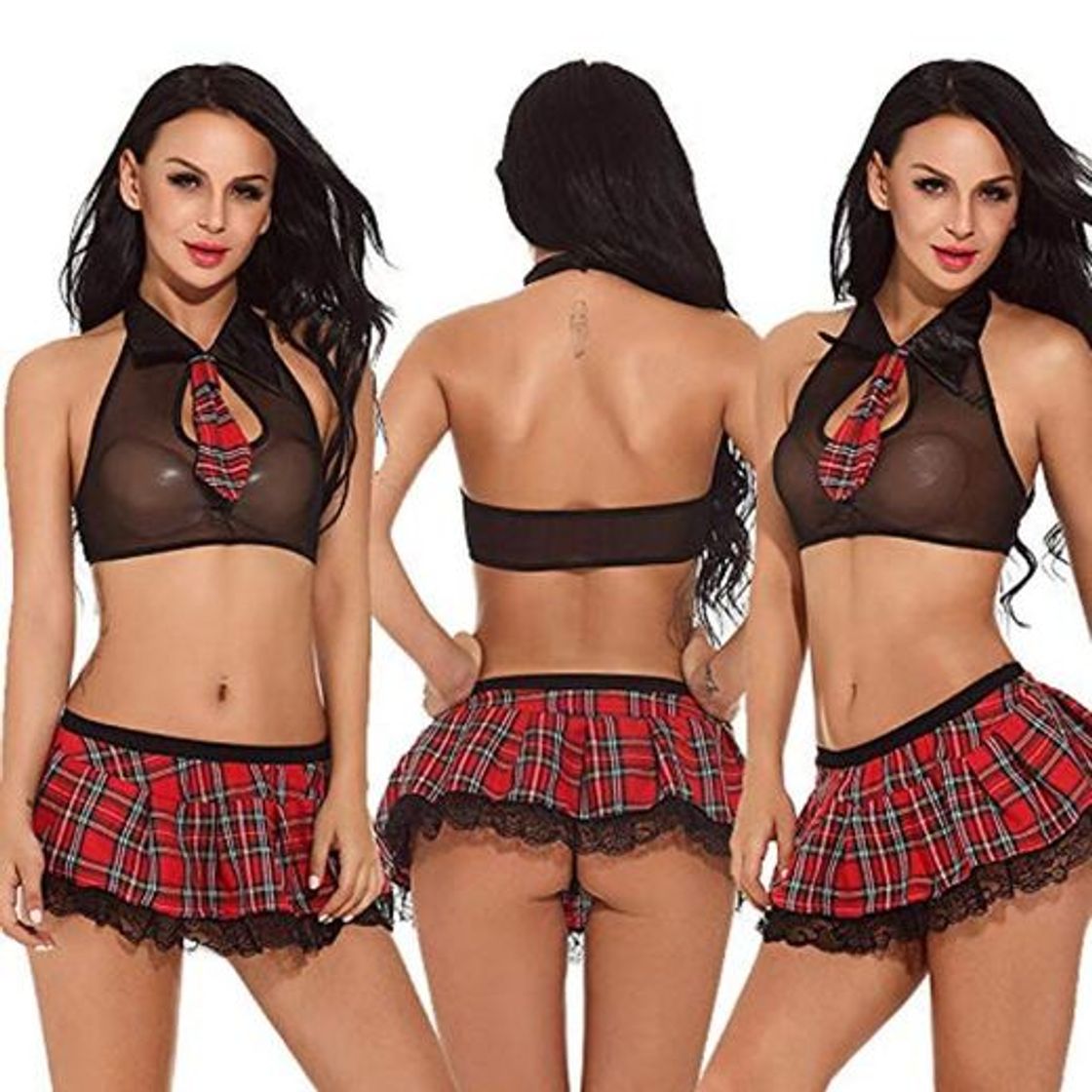 Fashion Conjuntos de lencería para mujer Ropa de dormir para mujer Disfraz sexy Ropa exótica de alta elasticidad Ropa interior de mujer Conjunto de cosplay Griles escolares Conjuntos de ropa interior sexual