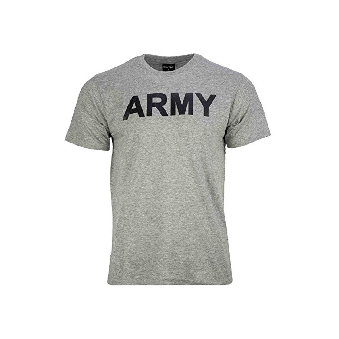 Social Camiseta gris china cuello redondo y mangas cortas