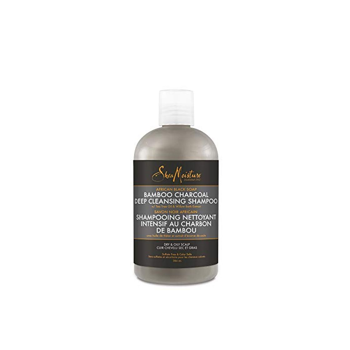 Producto Shea moisture african black soap bamboo charcoal shampoo 384 ml