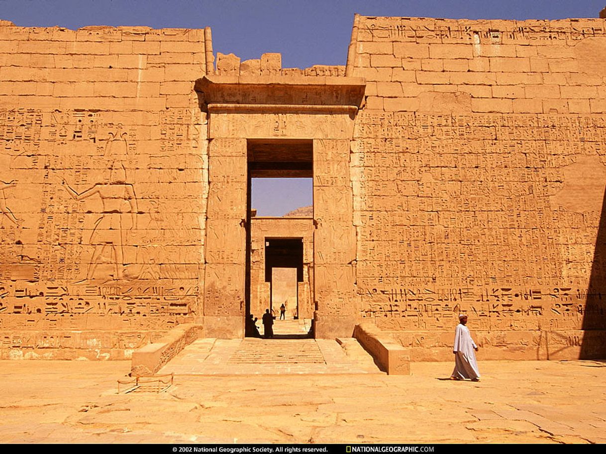 Lugares Templo funerario de Ramsés III