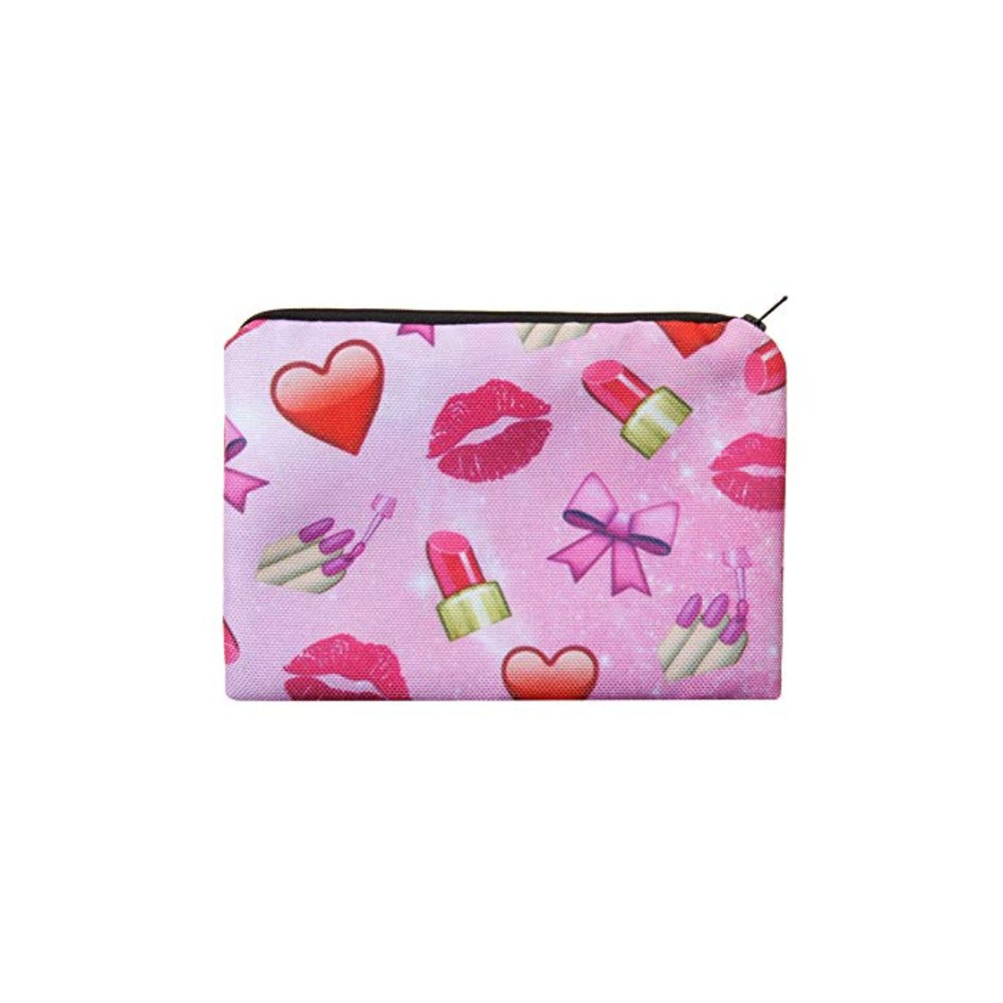 Fashion DSHHF Bolsa de cosméticos Labios rojos Tipo portátil Maquillaje Estuche cosmético Bolsa Maleta De Maquiagem Bolsas de almacenamiento Bolsa de maquillaje de viaje Estuche de lápices