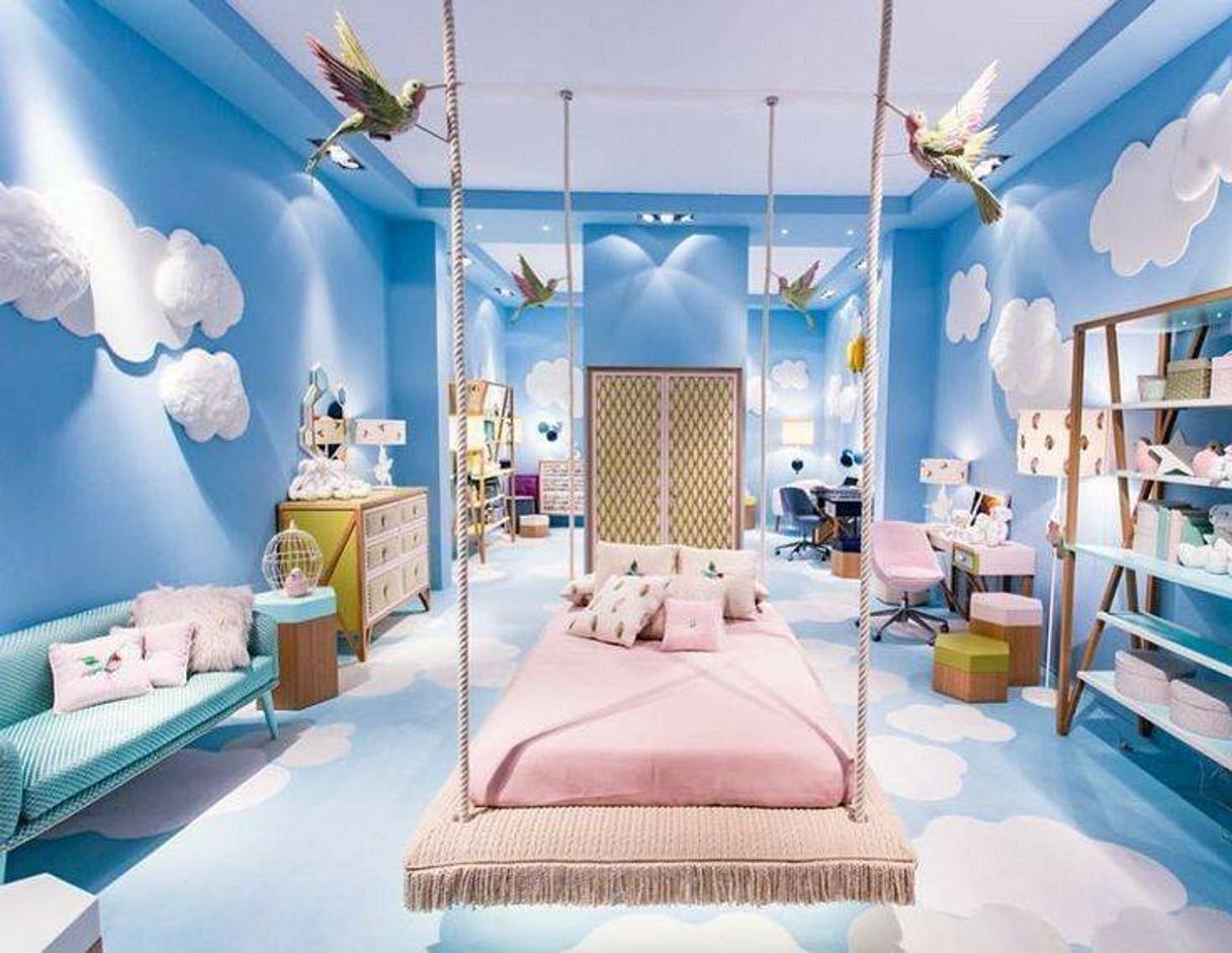 Moda Decoração de quarto infantil de luxo😍.