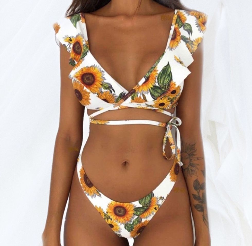 Social CheChury Mujer Sexy Conjunto De Bikini 2020 Verano Sexy Push Up Ropa