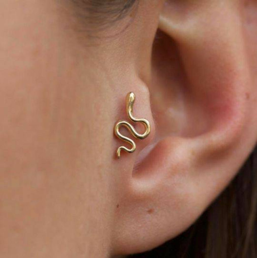 Moda Pircing de cobra