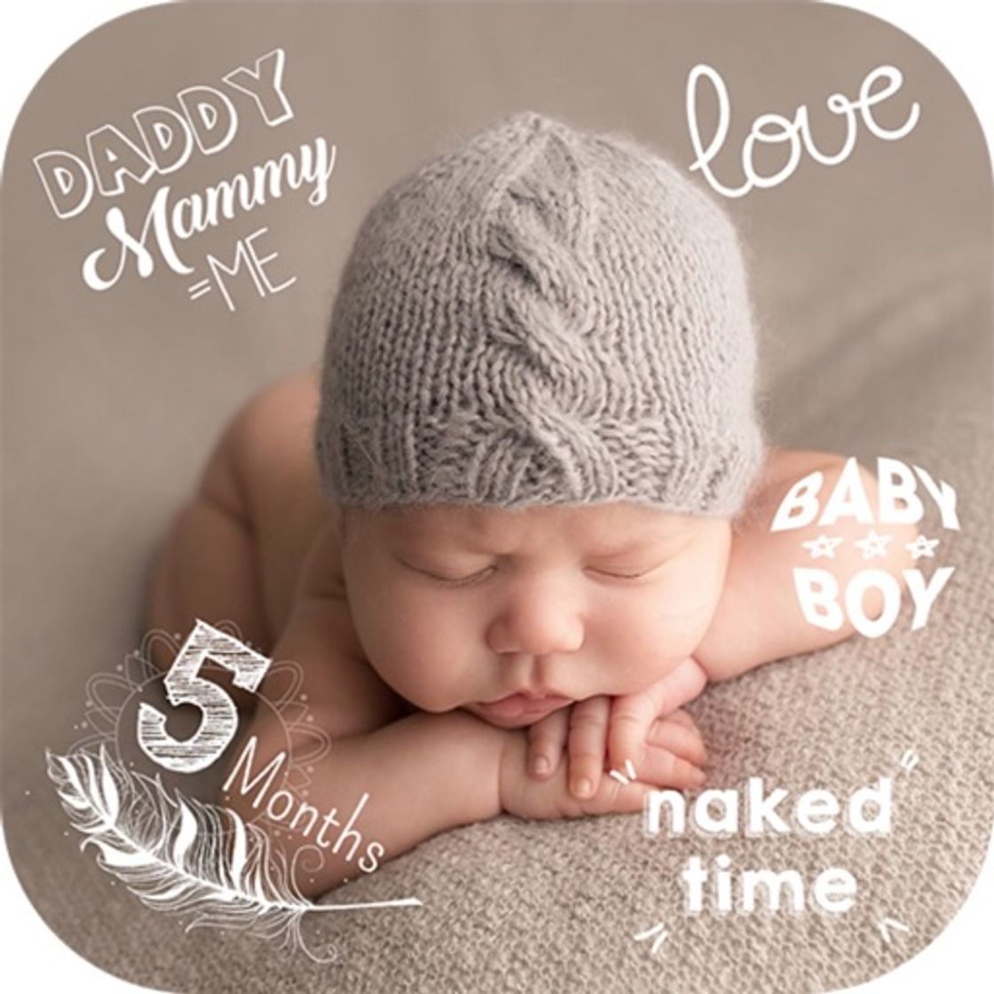 App Baby Milestones - Photo Editor