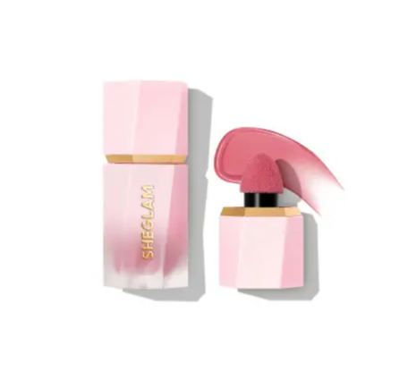 Social Liquid Blush SHEGLAM Color Bloom Love Cake com acabamento fosco