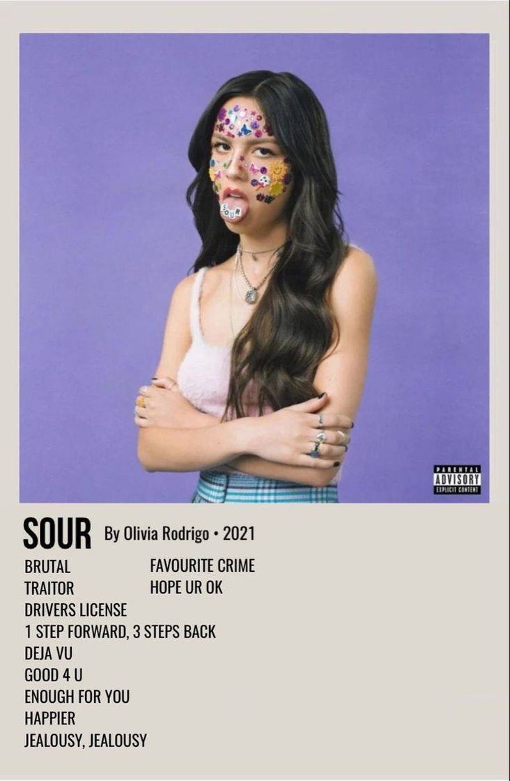 Moda Albun SOUR by Olivia Rodrigo 