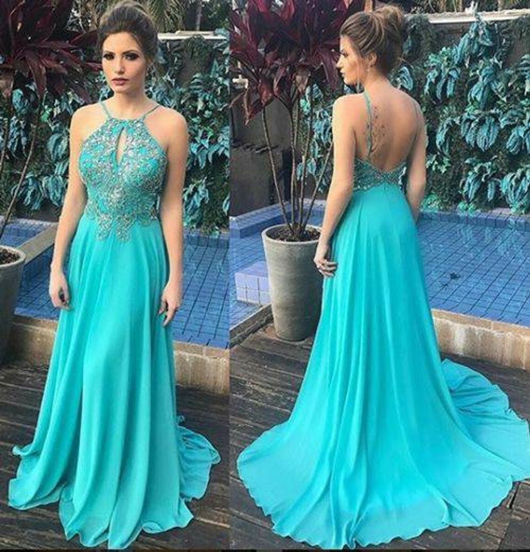 Social Vestido azul madrinha