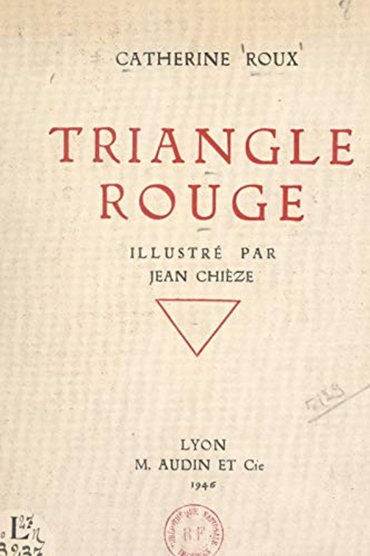 Libro Triangle rouge